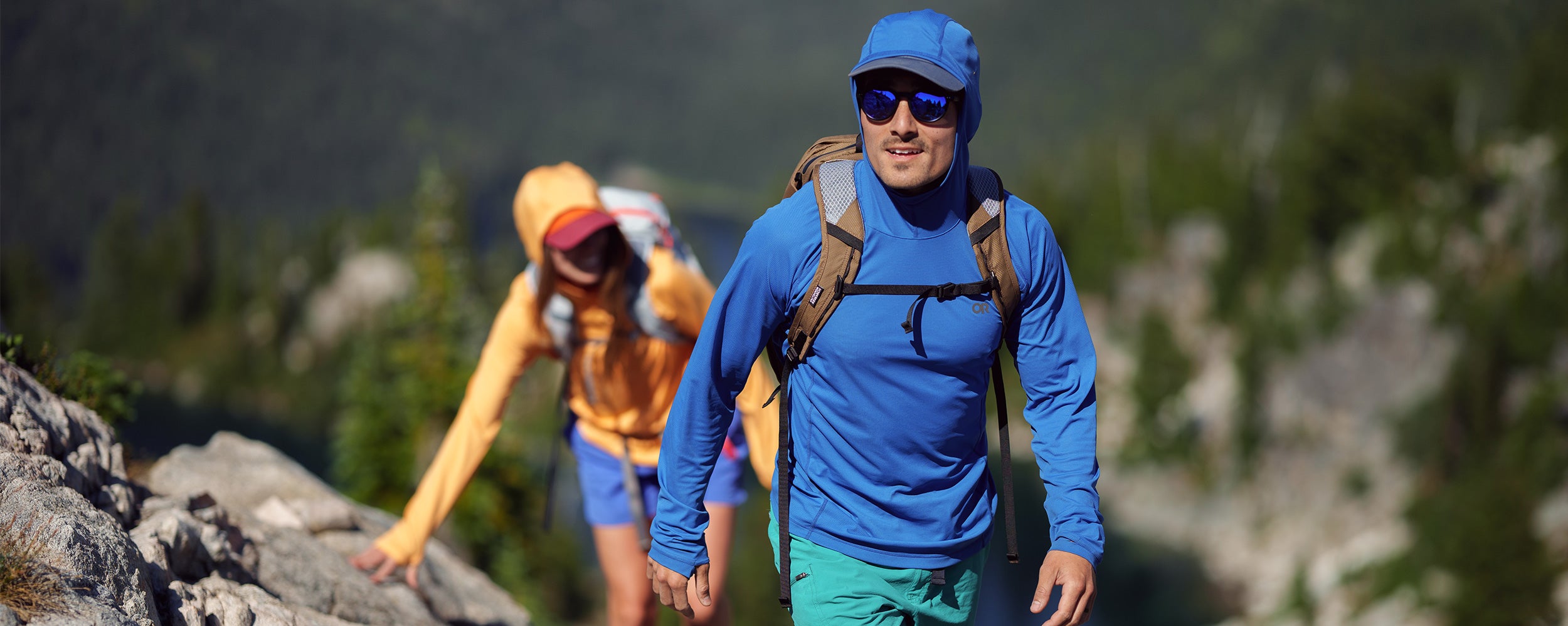 Patriotic Peaks Hiking Clothing Hiker Men Outdoors Shirt