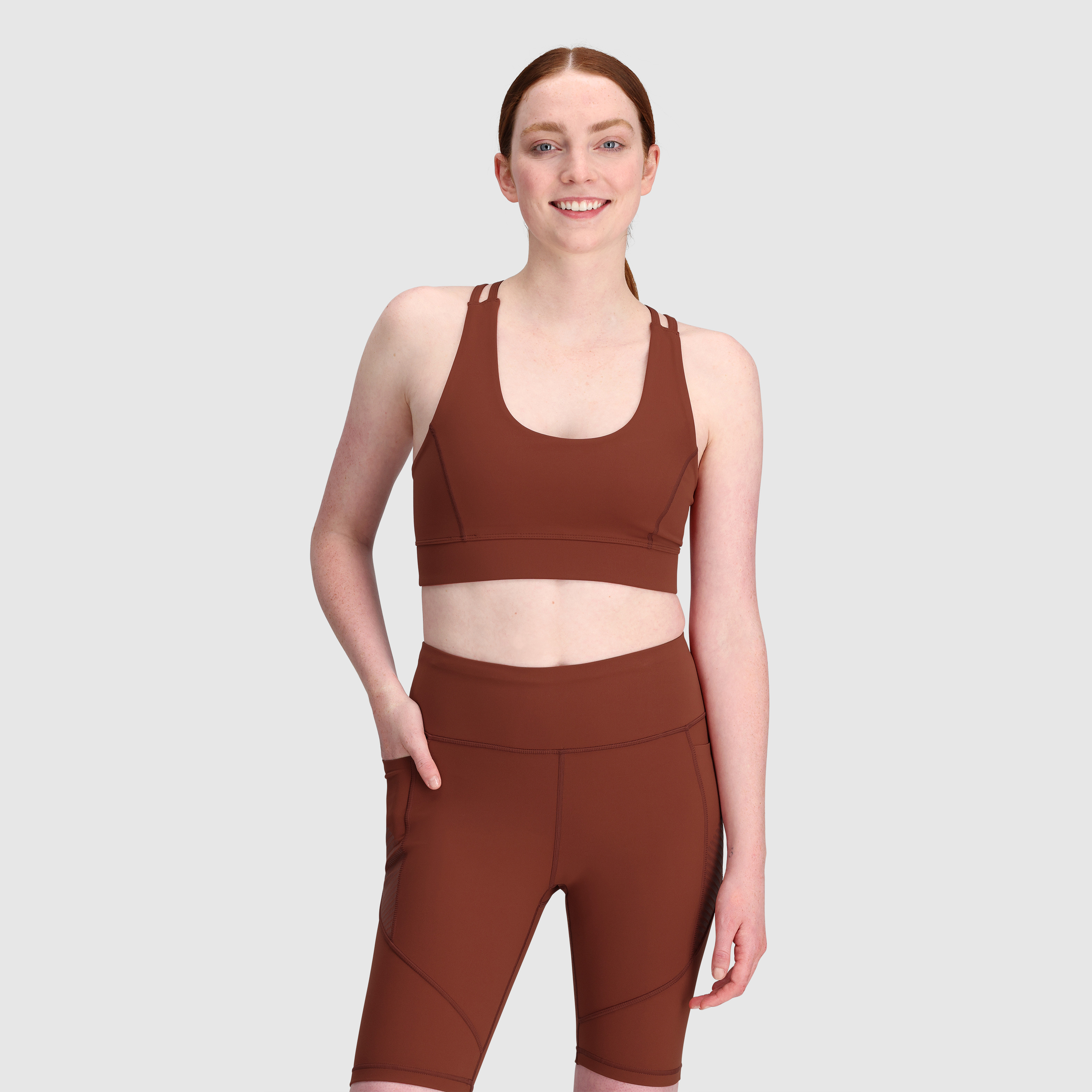 Bench Online  Women's Odor Control Ribbed Sports Bra with Light