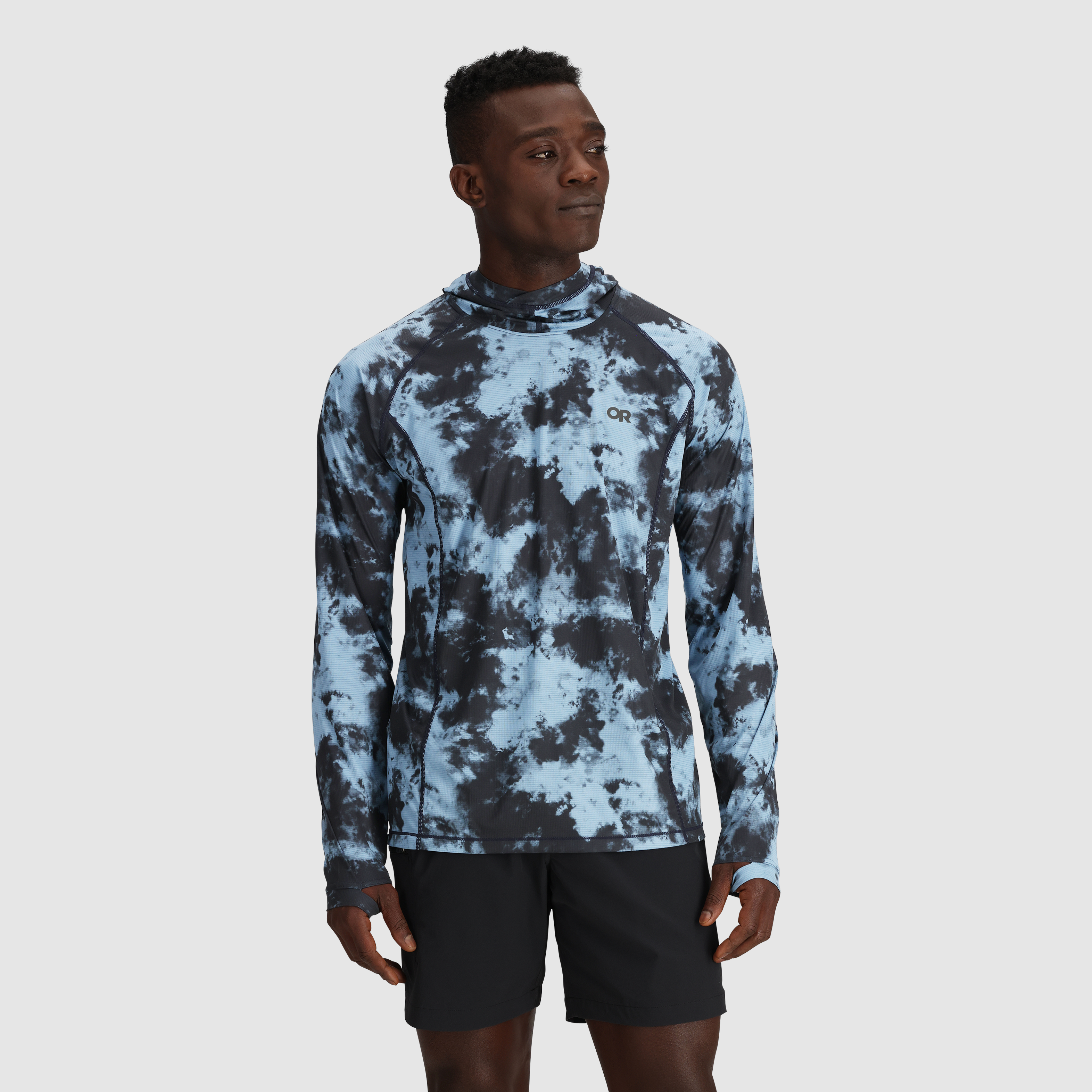 Men's Plus Size Tour Drip Face Tie Dye Hoodie