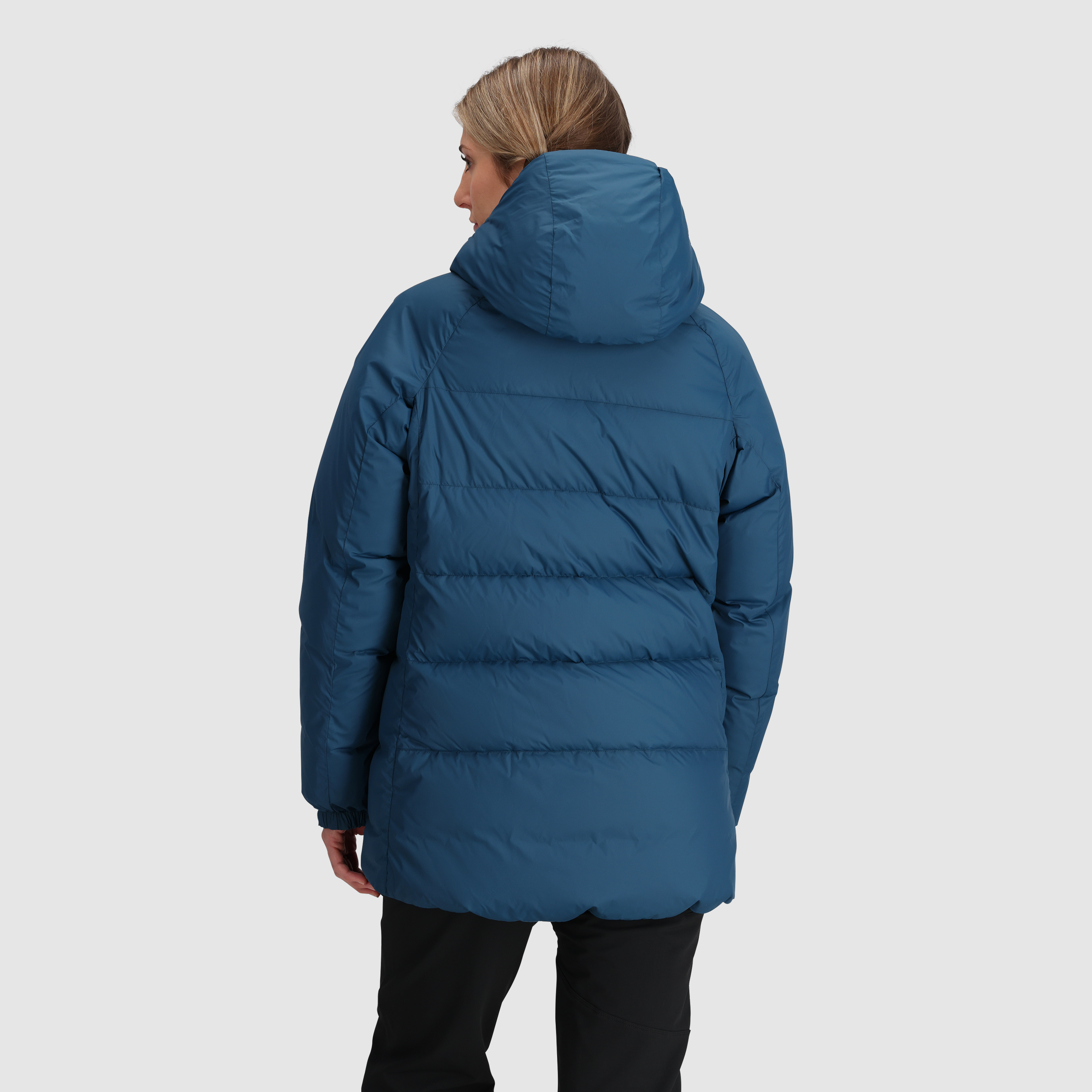 The North Face Men's Himalayan Down Parka Jacket in Super Sonic Blue/Tnf  Black The North Face