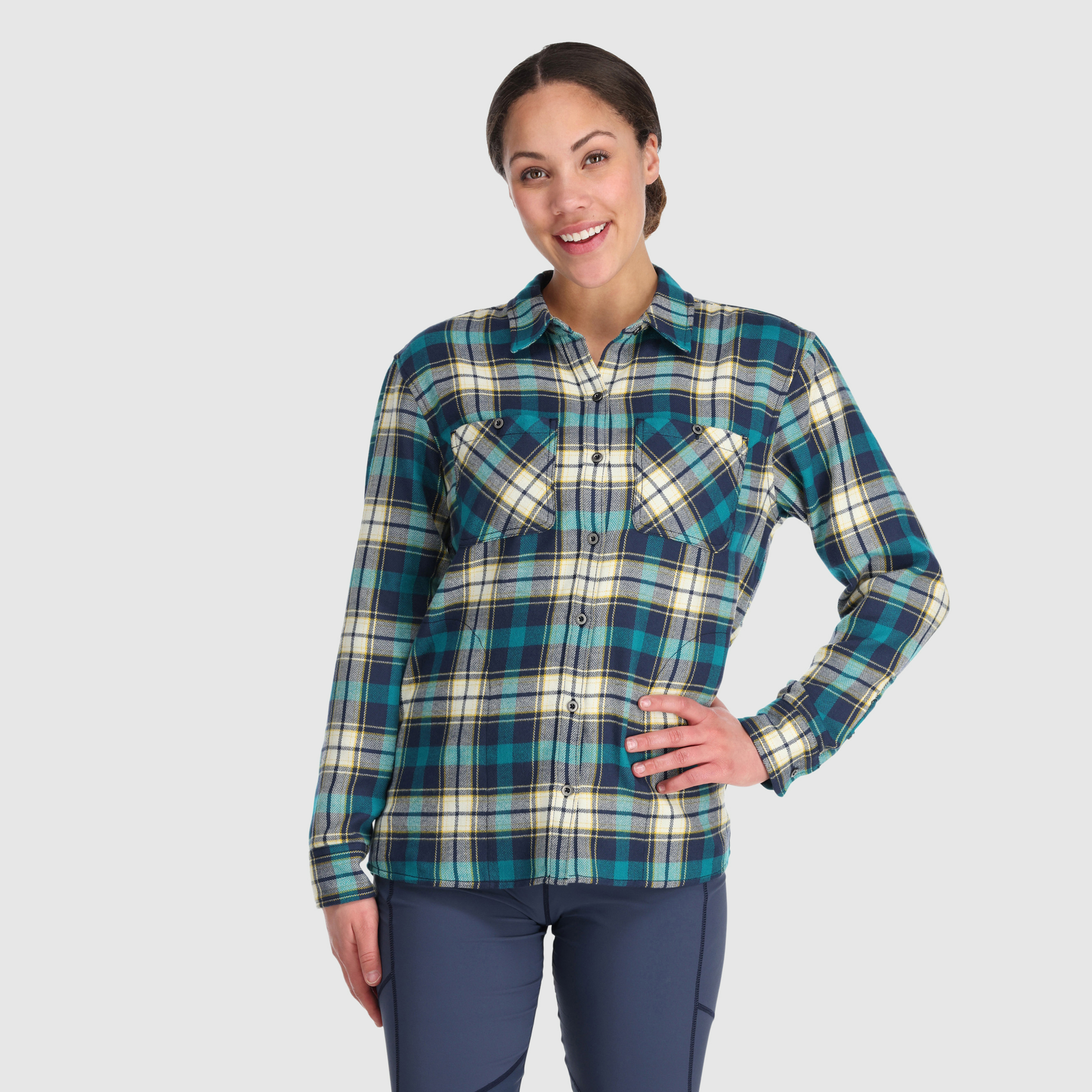 Outdoor Research Kulshan Flannel Shirt - Women's Cinnamon L