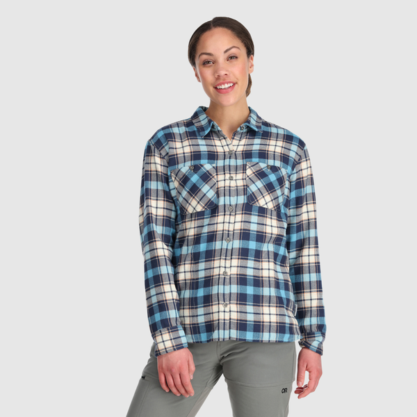 Outdoor Research Kulshan Flannel Shirt - Women's Cinnamon L