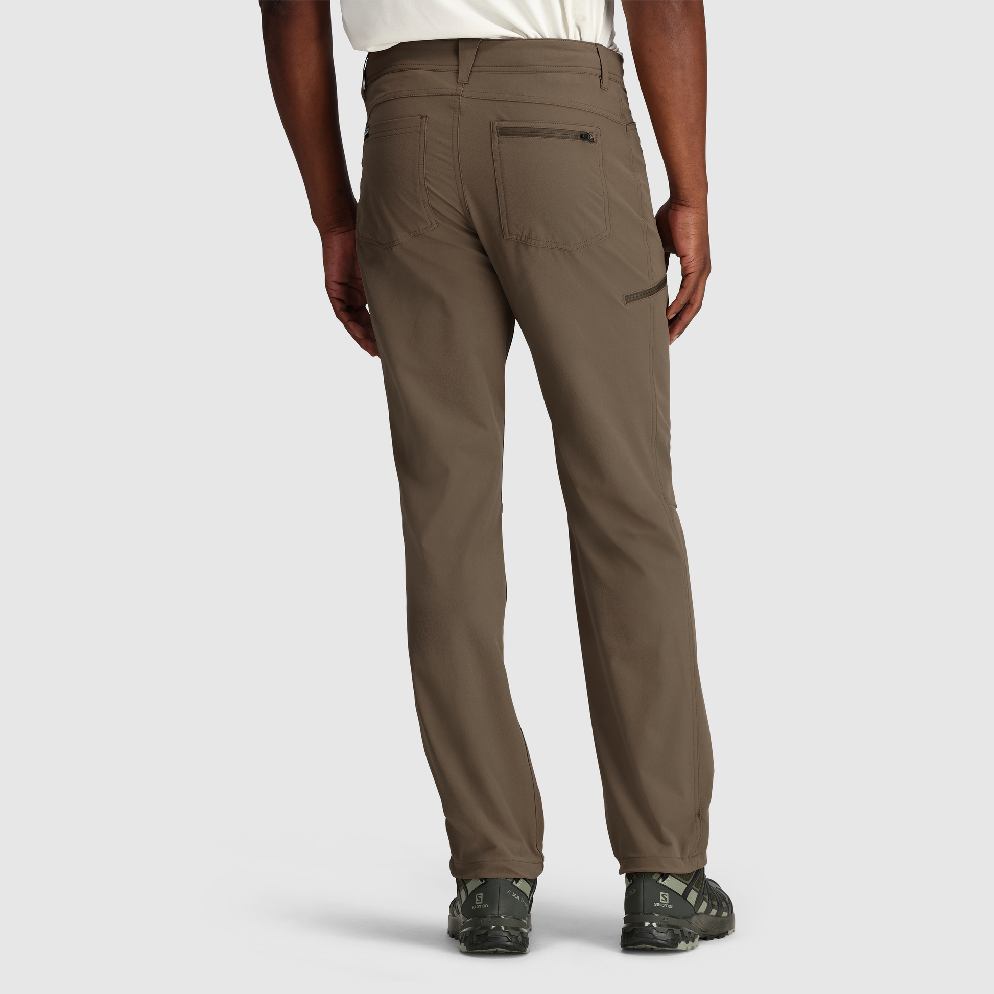 Men Cargo Pants Outdoor Work Trousers Loose Belt Loop Bottoms Hip