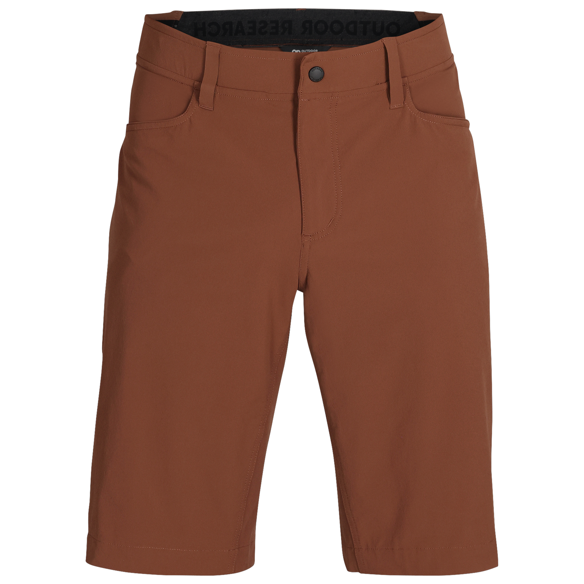 Men's Stretch Golf Shorts 5 Pockets 8 Quick Dry Shorts - Brown / S