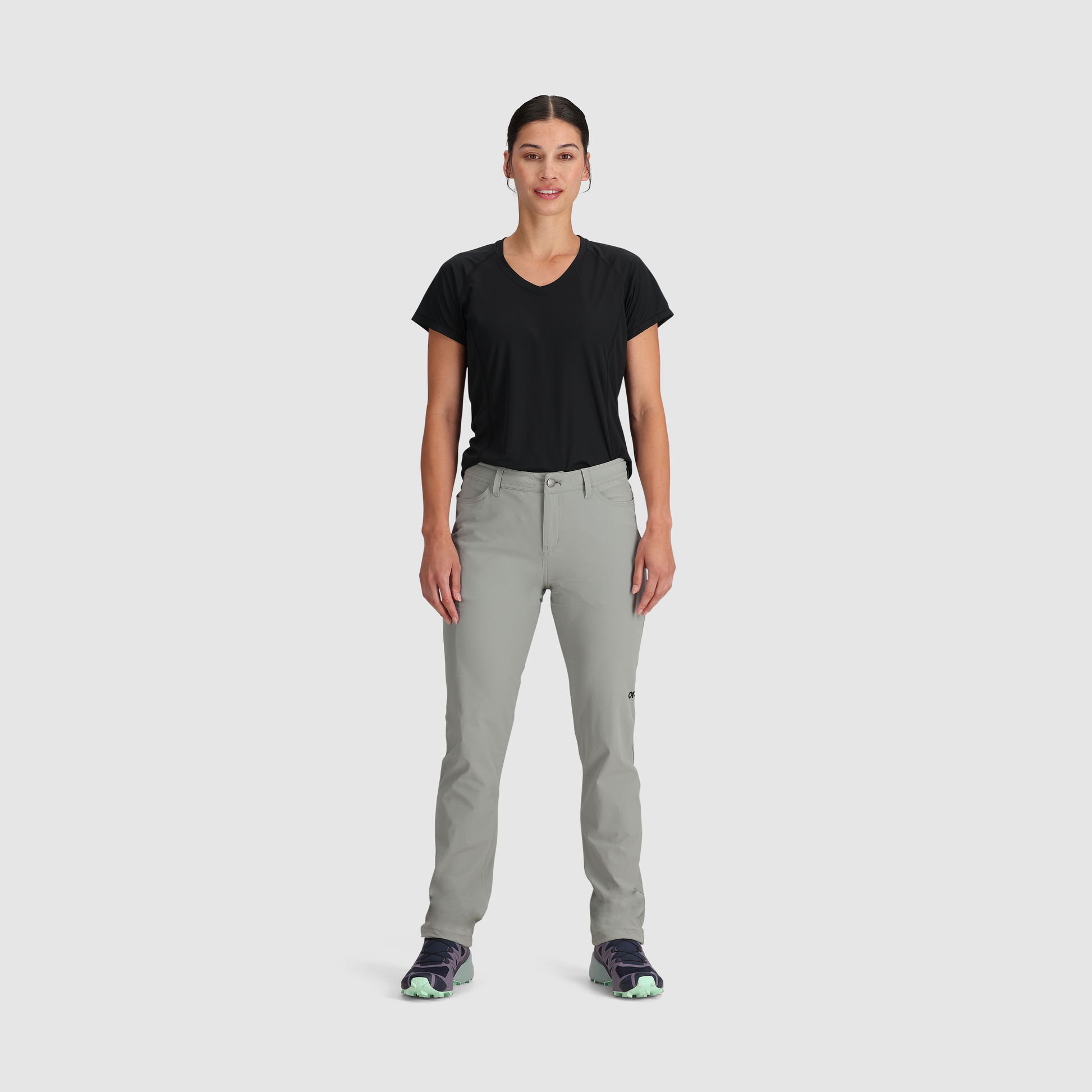 Outdoor Research Ferrosi Hybrid Leggings - Women's, — Womens Clothing Size:  Large, Gender: Female, Age Group: Adults, Apparel Application: Outdoor —  3002642596008 - 1 out of 5 models