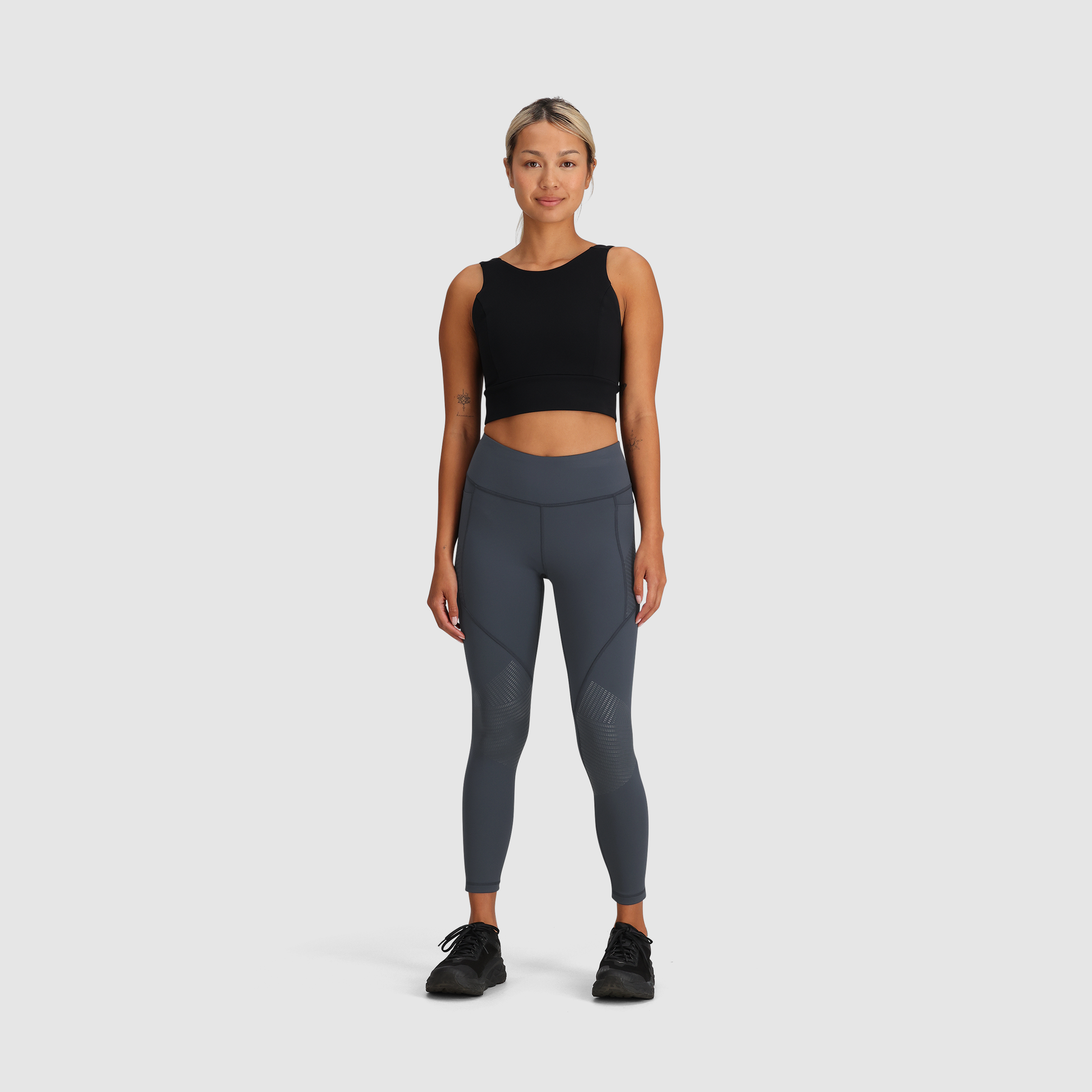 Gym Wear New Wholesale Mesh Leggings Quick Dry Cycling Pant Woman