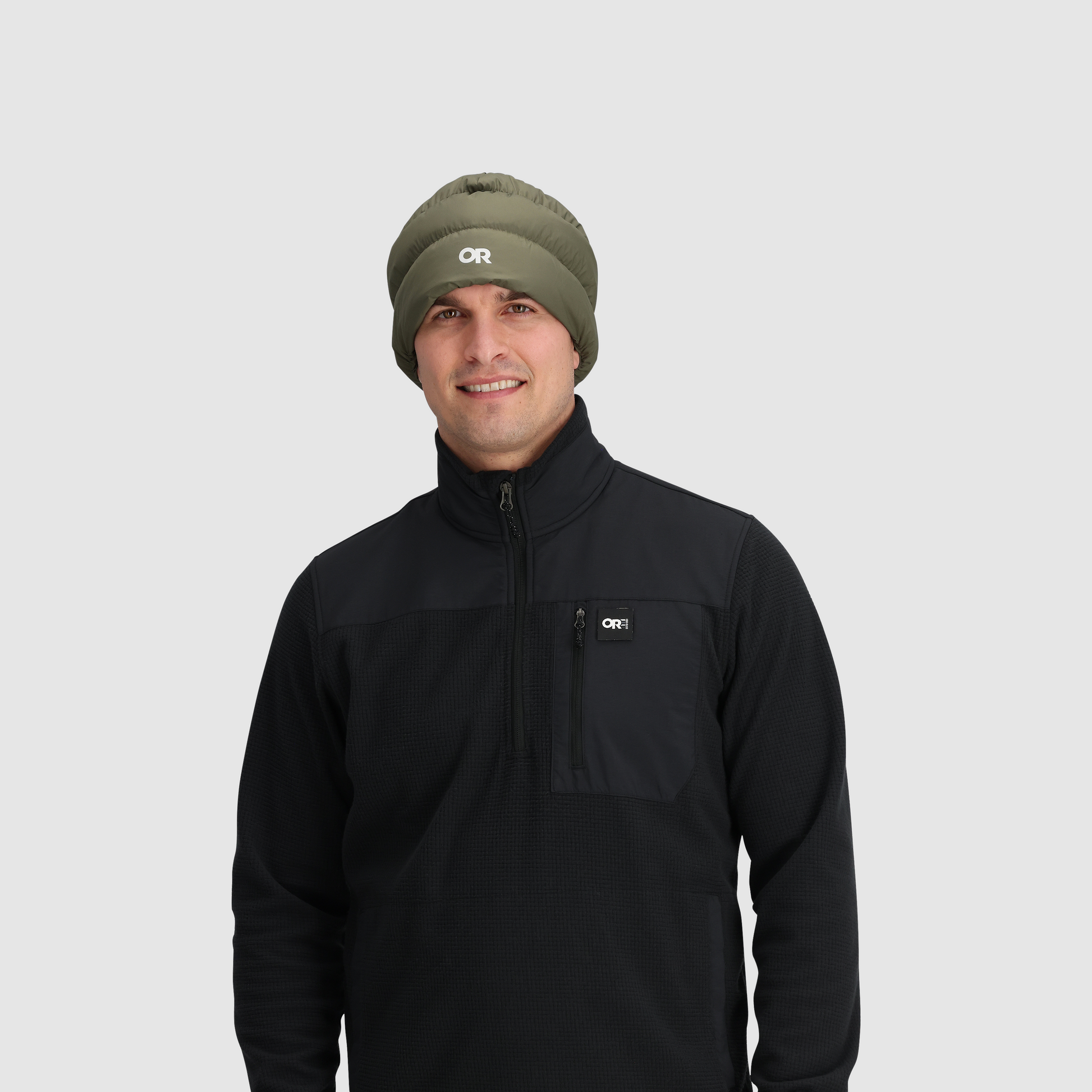 Outdoor Research Coldfront Down Beanie Black L XL