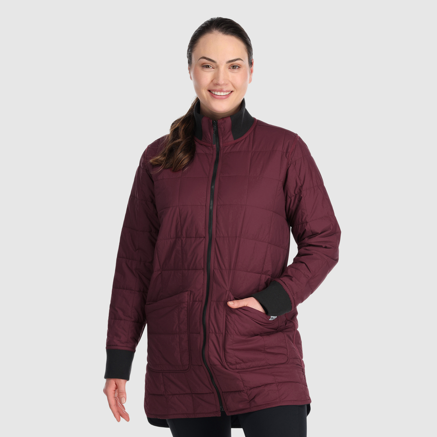 Romina waterproof 2025 insulated jacket burgundy