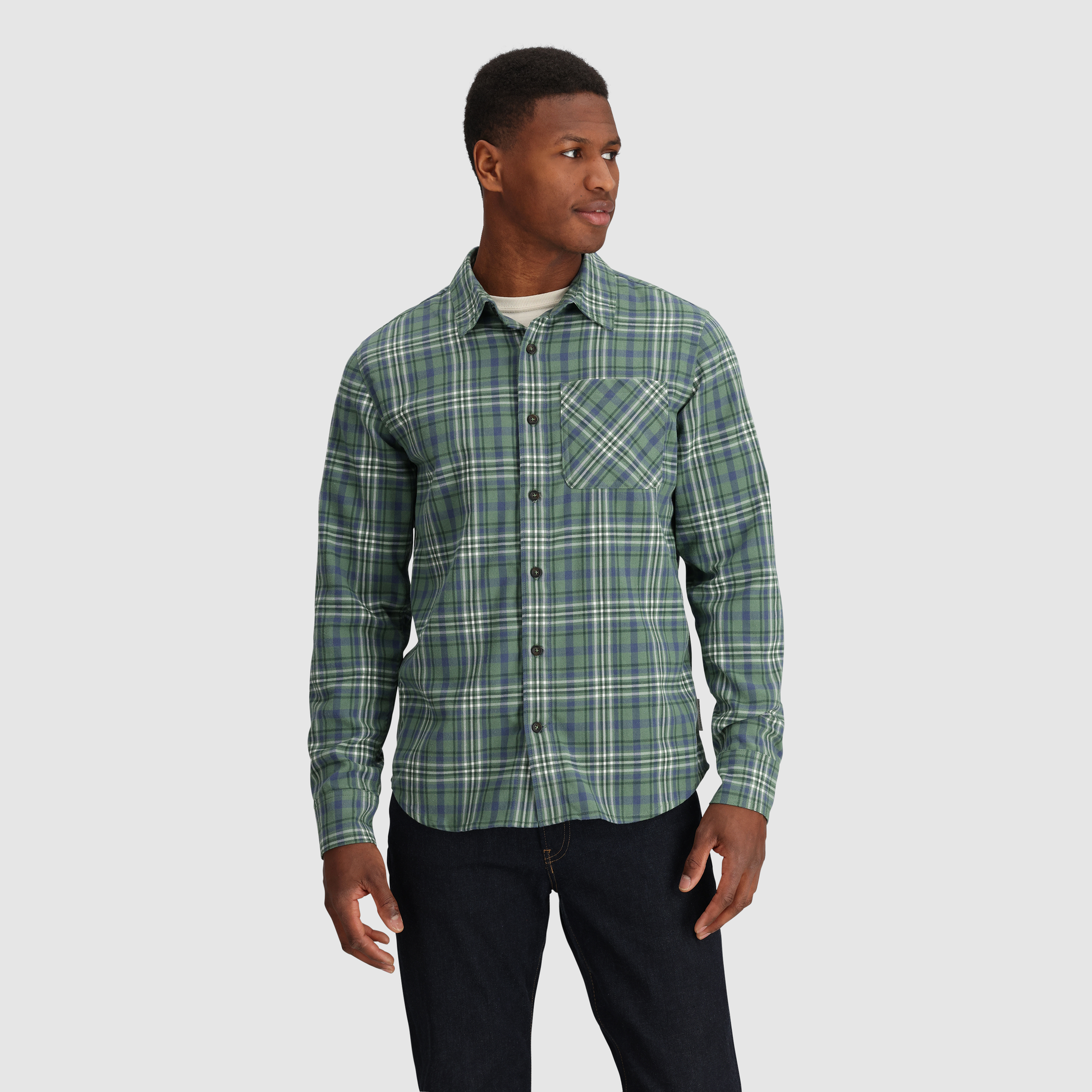 Outdoor Research Kulshan Flannel Shirt - Men's Topaz XXL