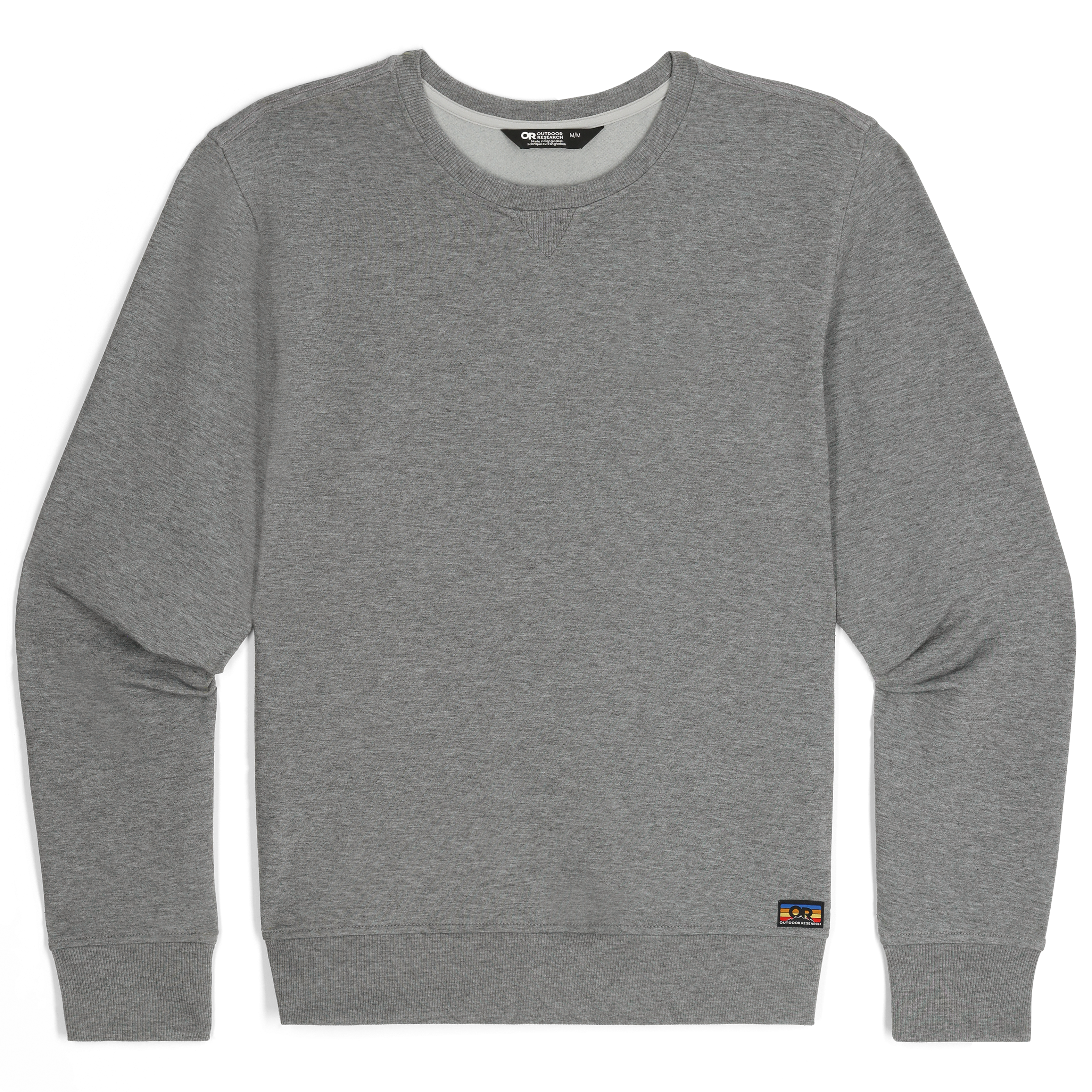 Outdoor deals Research Argon L/S Tee 83% Polyester UPF 30 Crew Neck Gray Small