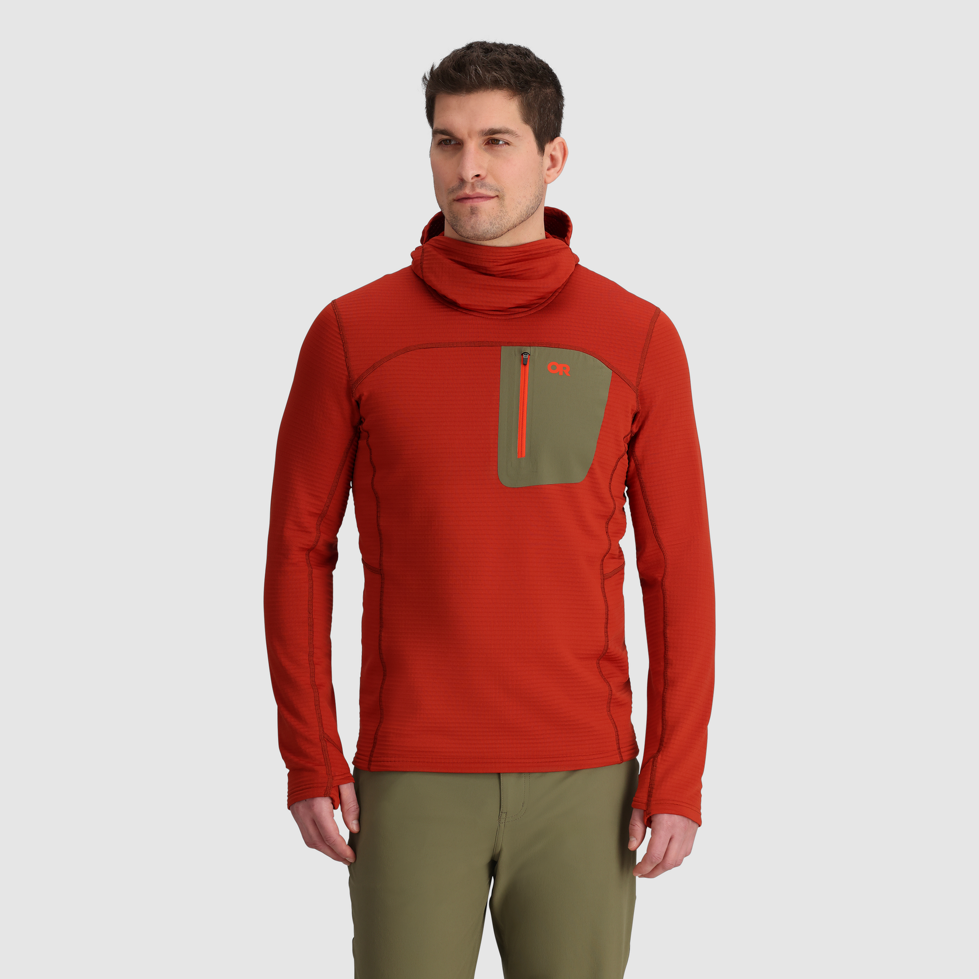 Men s Vigor Grid Fleece Pullover Hoodie