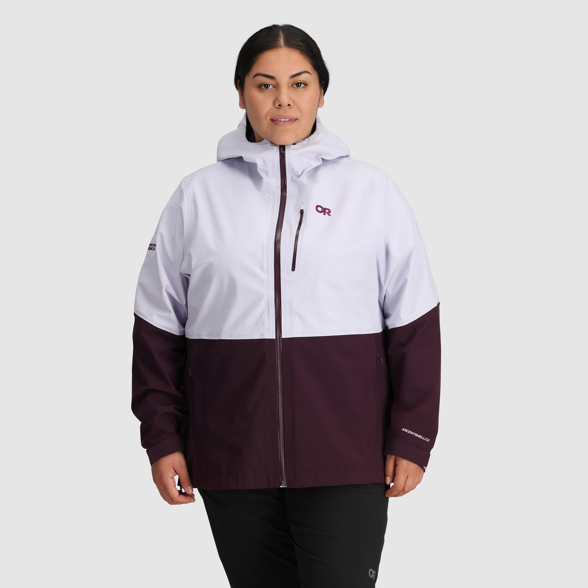 Outdoor Research Women s Aspire 3L Jacket Plus Stardust Amethyst 3X