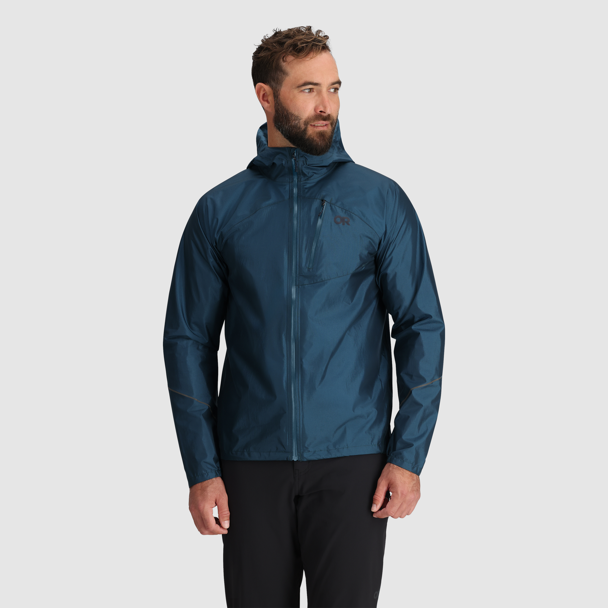 Outdoor Research Men s Helium Rain Ultralight Jacket Harbor XXXL