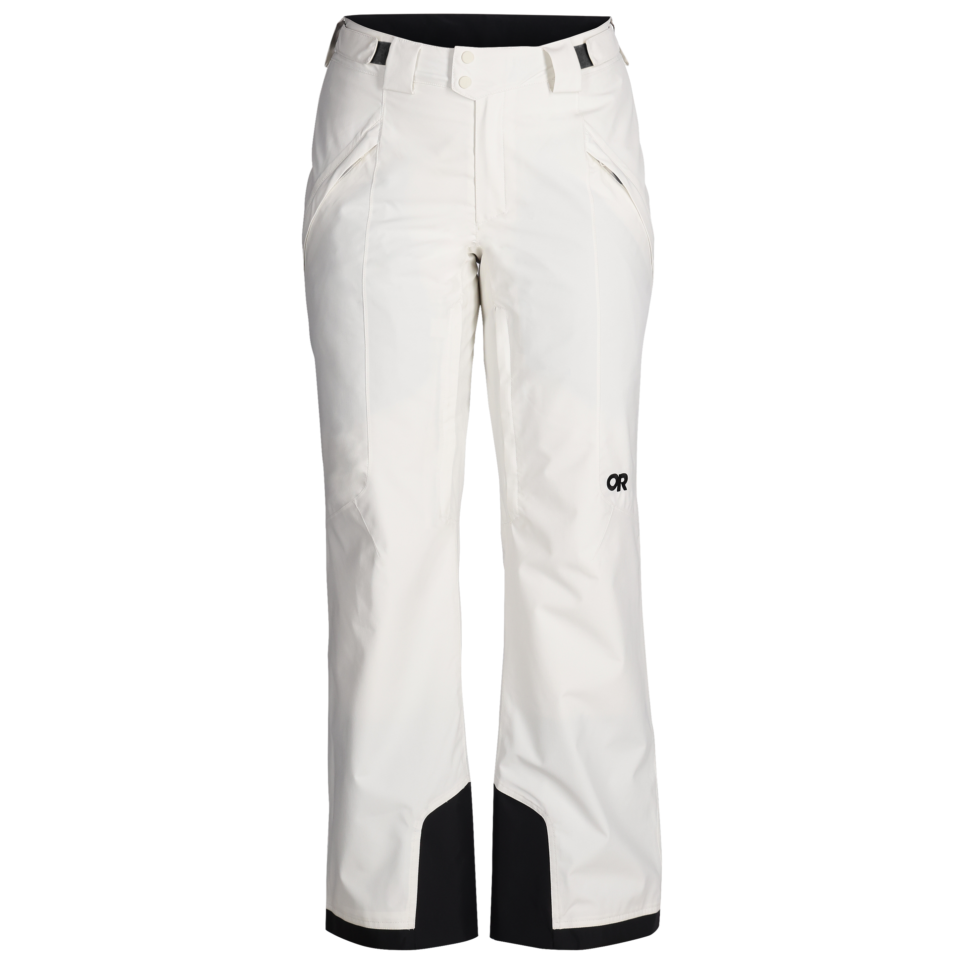 COD】Northeast tourism equipment White Goose down pants women wear high  waist thick middle-aged straight tube outdoor wa